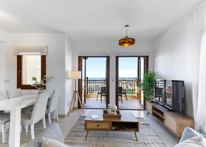 Lägenhet 1 Bedroom Pyrgos With Beautiful Sea And Sunset Views, Aphrodite Hills